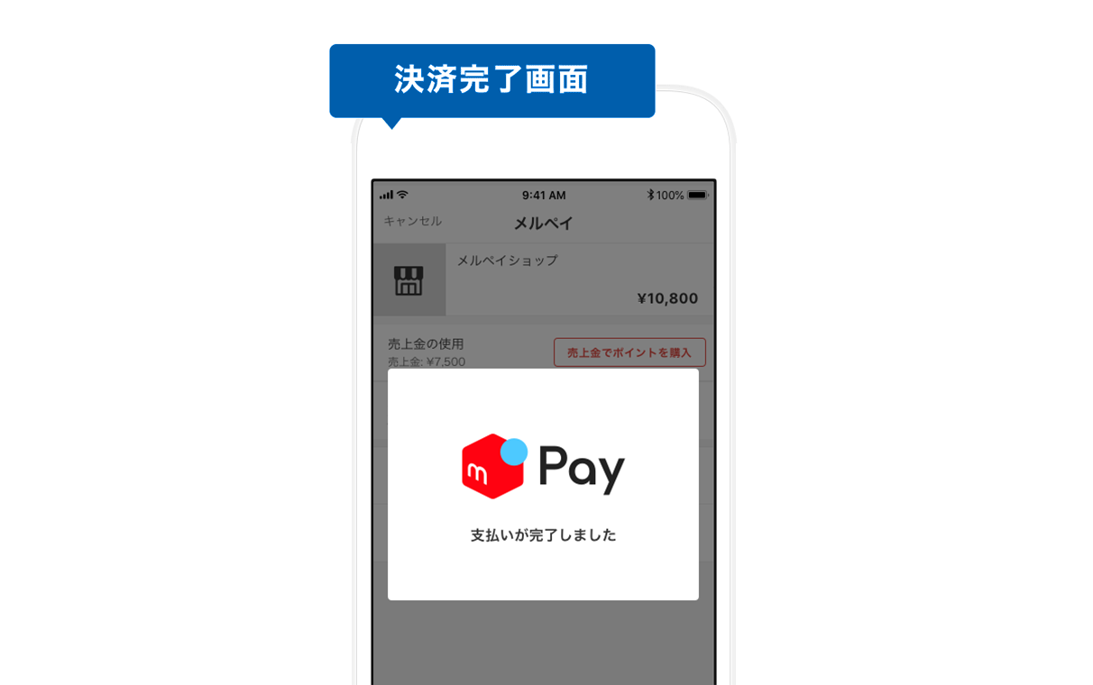 支払い完了！ECサイトへ戻ります
